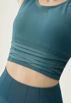 Born Living Yoga Wave - Sujetadores Deportivos Con Sujeción Media - Gris Azulado -ZALANDO Ventas 0d7c0d9f386c49e4913329a89634c20c