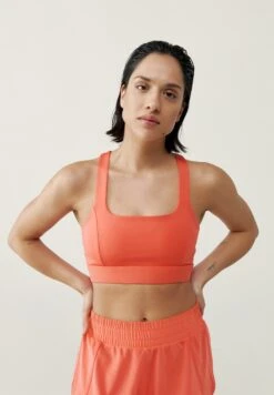 Born Living Yoga Padma 20 - Sujetadores Deportivos Con Sujeción Media - Coral