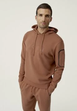 Born Living Yoga Waikato - Jersey Con Capucha - Marrón