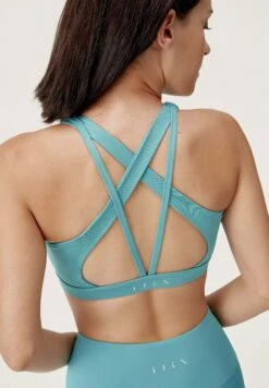 Born Living Yoga Arya - Sujetadores Deportivos Con Sujeción Alta - Azul Claro -ZALANDO Ventas 18f774b500544702a6b34cefabcc514c