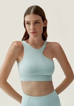 Born Living Yoga Sujetadores Deportivos Con Sujeción Media - Azul Claro