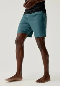 Born Living Yoga Orinoco - Pantalón Corto De Deporte - Grey Green
