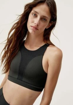 Born Living Yoga Arya - Sujetadores Deportivos Con Sujeción Alta - Black