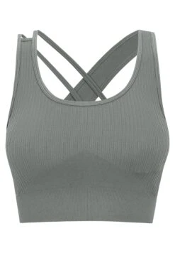 Born Living Yoga Nilay - Sujetadores Deportivos Con Sujeción Media - Verde -ZALANDO Ventas 4ebd8b3140e148a090fadf890b083af9