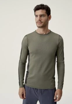 Born Living Yoga Kilux - Camiseta De Manga Larga - Verde Oscuro