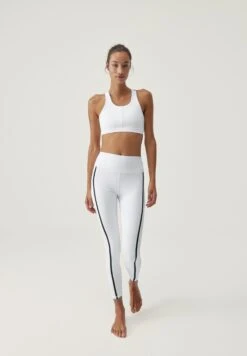 Born Living Yoga Hanae- Sujetadores Deportivos Con Sujeción Ligera - White Black -ZALANDO Ventas 54fb1f8806054c58849a537f23e7aab0