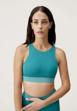 Born Living Yoga Fiorella - Sujetadores Deportivos Con Sujeción Alta - Turquesa