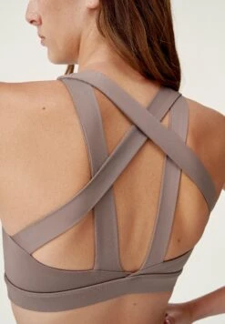 Born Living Yoga Asura - Sujetadores Deportivos Con Sujeción Alta - Topo -ZALANDO Ventas 58e7b01199854b1e9bbefc2dc6ee6c80