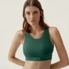 Born Living Yoga Nara - Sujetadores Deportivos Con Sujeción Media - Verde Oscuro -ZALANDO Ventas 697f8a4931d3420dad3efa42683ff1ff