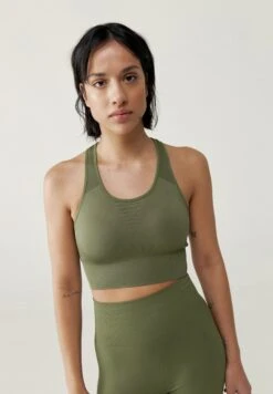 Born Living Yoga Aretha - Sujetadores Deportivos Con Sujeción Media - Verde