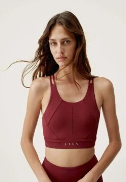 Born Living Yoga Saril - Sujetadores Deportivos Con Sujeción Ligera - Burdeos