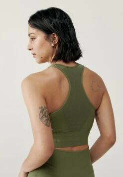 Born Living Yoga Aretha - Sujetadores Deportivos Con Sujeción Media - Verde -ZALANDO Ventas 93bdcf1e3d8844a793c1c874050bf34a