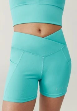 Born Living Yoga Seia - Pantalón Corto De Deporte - Azul