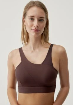 Born Living Yoga Jin - Sujetadores Deportivos Con Sujeción Media - Cacao