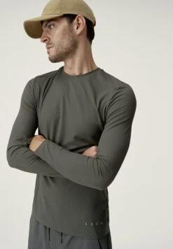 Born Living Yoga Nekong - Camiseta De Manga Larga - Verde Oscuro