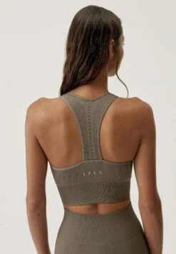 Born Living Yoga Zina - Sujetadores Deportivos Con Sujeción Media - Marrón -ZALANDO Ventas c76a17479d0e4bd5b92447061345ca17