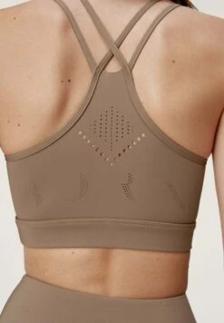 Born Living Yoga Saril - Sujetadores Deportivos Con Sujeción Ligera - Marrón Topo -ZALANDO Ventas ce958a4941574be49e48e70407f490bc