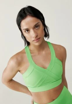 Born Living Yoga Umay - Sujetadores Deportivos Con Sujeción Media - Verde