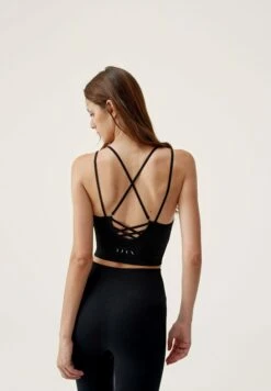 Born Living Yoga India - Sujetadores Deportivos Con Sujeción Ligera - Black -ZALANDO Ventas de6a66e7ad1646f19453e2e330c95cf6