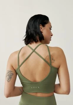 Born Living Yoga Seia - Sujetadores Deportivos Con Sujeción Media - Verde -ZALANDO Ventas e0e8fceff80343969f6ad7146bcf5dc2