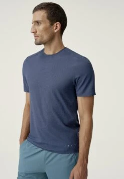 Born Living Yoga Niger - Camiseta Básica - Azul