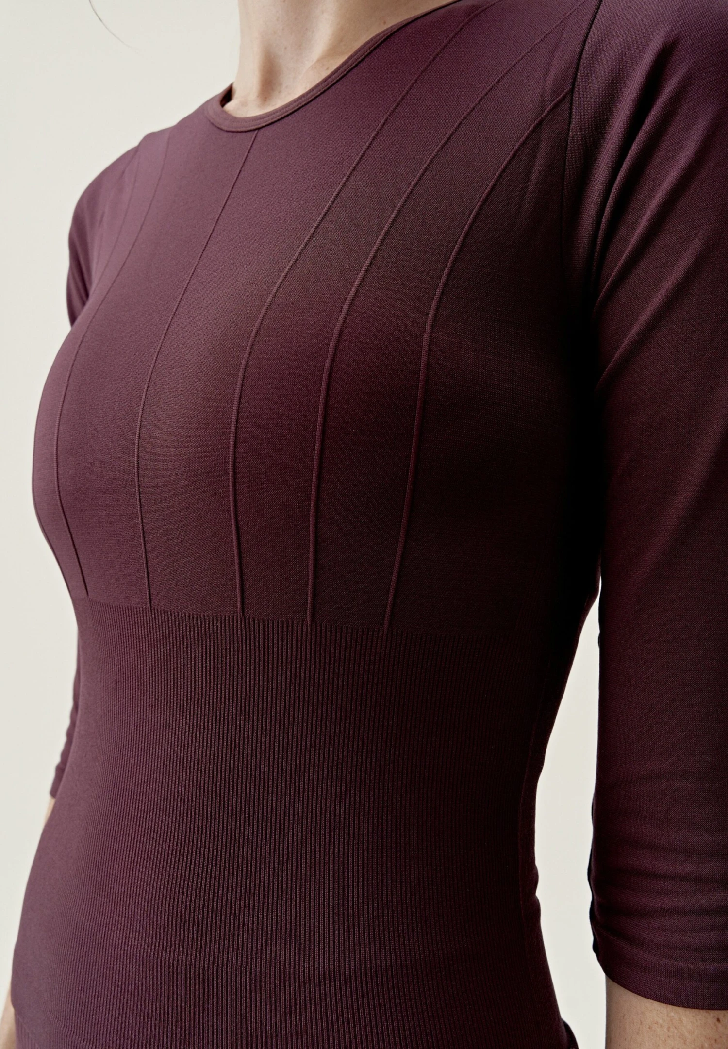 Born Living Yoga Krisha - Camiseta De Manga Larga - Burdeos 4 Born Living Yoga Krisha - Camiseta De Manga Larga - Burdeos - Imagen 4