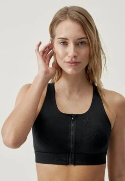 Born Living Yoga Sujetadores Deportivos Con Sujeción Alta - Black