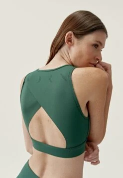 Born Living Yoga Nara - Sujetadores Deportivos Con Sujeción Media - Verde Oscuro -ZALANDO Ventas f9ea181388dd407891b9fdfb60f9e25f