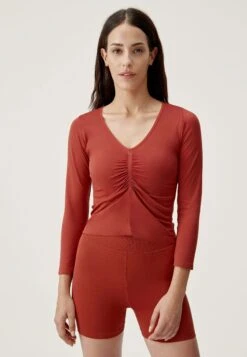 Born Living Yoga Danday - Camiseta De Manga Larga - Rojo