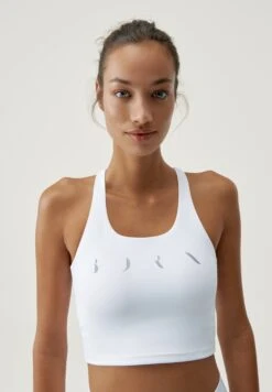 Born Living Yoga Daira - Sujetadores Deportivos Con Sujeción Ligera - White